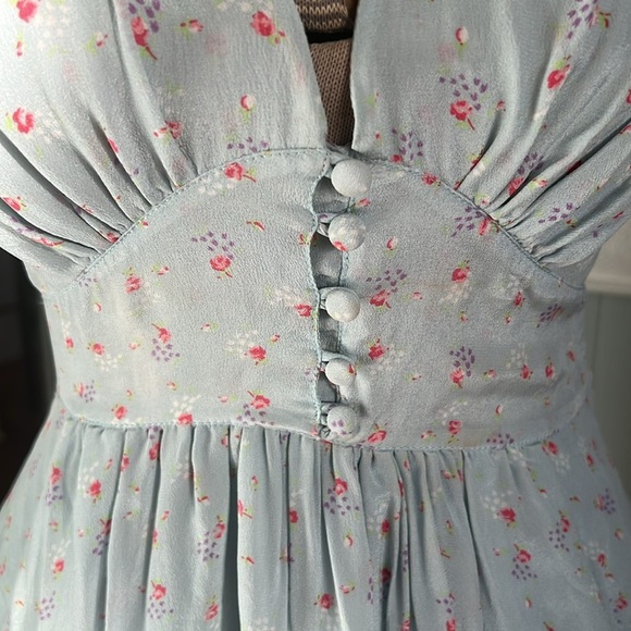 Loveshackfancy - Ruby silk crepe mini dress- Size XS - Picture 6 of 17